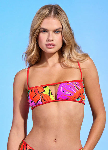  Maaji Crimson Emma Classic Bralette Bikini Top