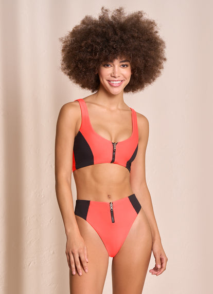 Thumbnail - Maaji Fire Ninna Sporty Bralette Bikini Top - 6