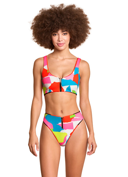  Maaji Fire Ninna Sporty Bralette Bikini Top