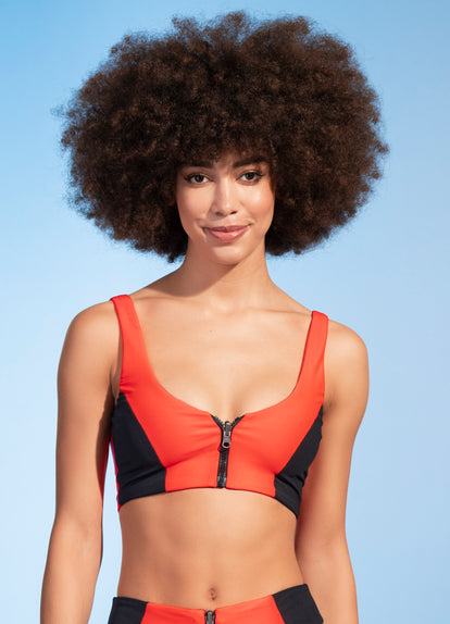  Maaji Fire Ninna Sporty Bralette Bikini Top
