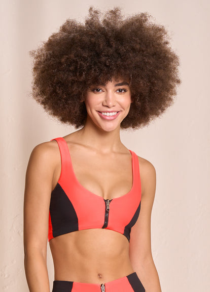 Thumbnail - Maaji Fire Ninna Sporty Bralette Bikini Top - 5