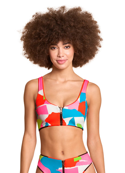 Thumbnail - Maaji Fire Ninna Sporty Bralette Bikini Top - 13