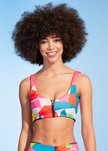  Maaji Fire Ninna Sporty Bralette Bikini Top