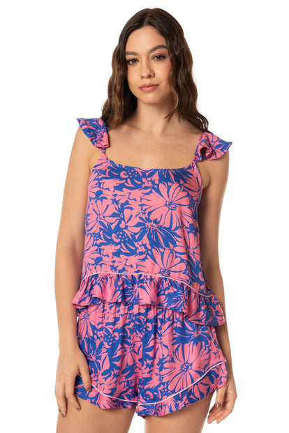  Foto de Blue Serenity Short Sleeve Short Set by Maaji - Pijamas