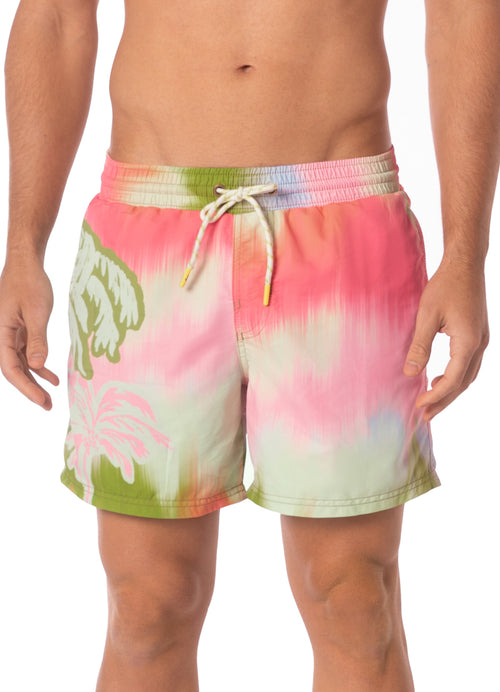 Hover image -  Maaji Lime Ombré Sailor Men Trunks