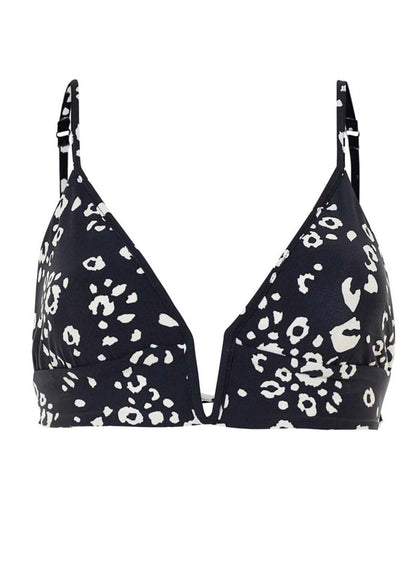 Thumbnail - Maaji Ink Cheeta Parade Long Line Triangle Bikini Top - 21