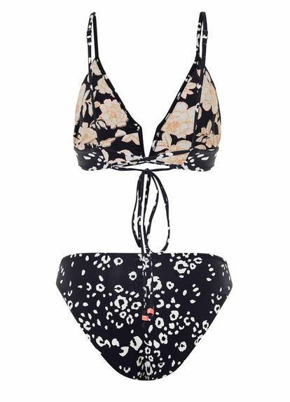 Thumbnail - Maaji Ink Cheeta Parade Long Line Triangle Bikini Top - 23