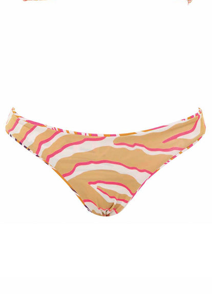 Thumbnail - Maaji Caramel Foliage Flirt Thin Side Bikini Bottom - 4