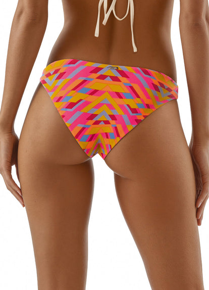 Thumbnail - Foto de Chevron Flirt Thin Side Bikini Bottom by Maaji - Panties - Vestidos de Baño - 3