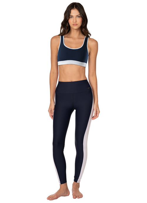 Main image -  Maaji Zenith Blue Abyss High Rise Full Legging