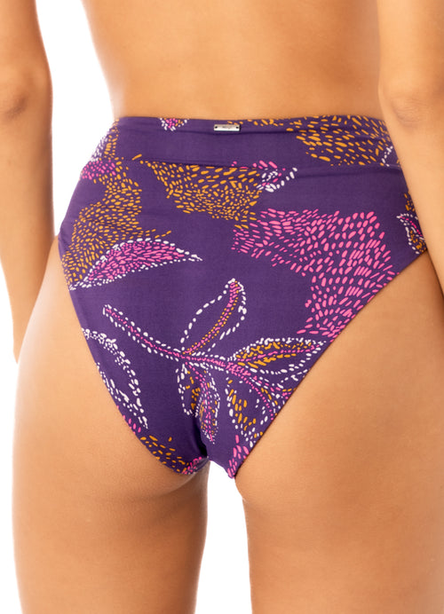 Alternative image -  Maaji Batik Floral Suzy Q High Rise/High Leg Bikini Bottom
