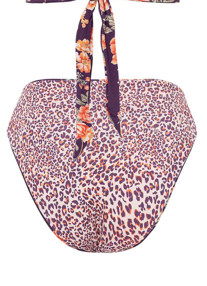 Thumbnail - Maaji Vintage Flower Suzy Q High Rise/High Leg Bikini Bottom - 7