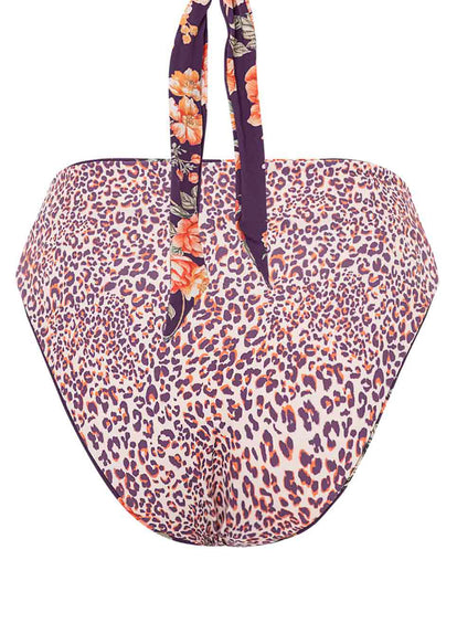 Thumbnail - Maaji Vintage Flower Suzy Q High Rise/High Leg Bikini Bottom - 8
