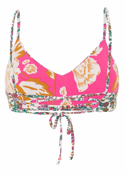  Maaji Ornamental Vintage Rocks Sporty Bralette Bikini Top