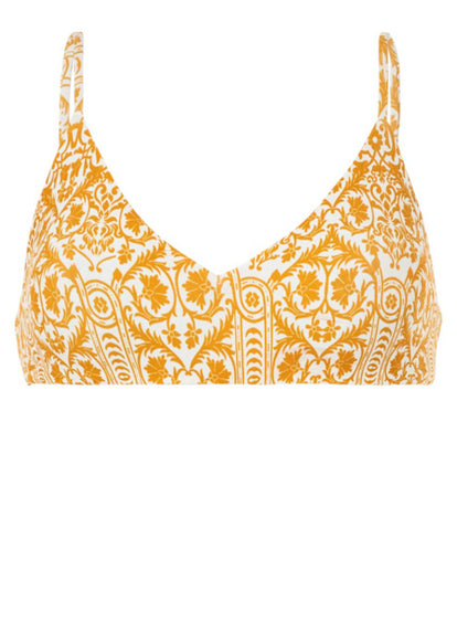  Maaji Batik Stamp Rocks Sporty Bralette Bikini Top