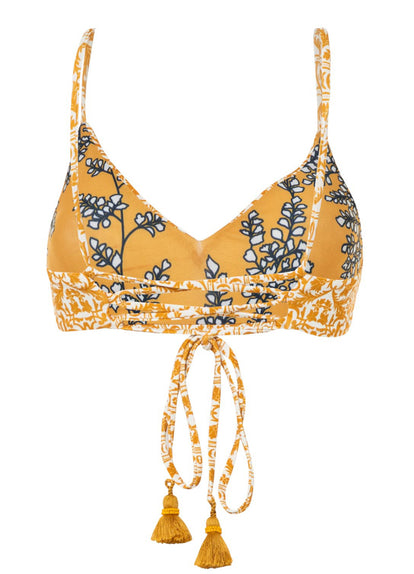 Thumbnail - Maaji Batik Stamp Rocks Sporty Bralette Bikini Top - 22