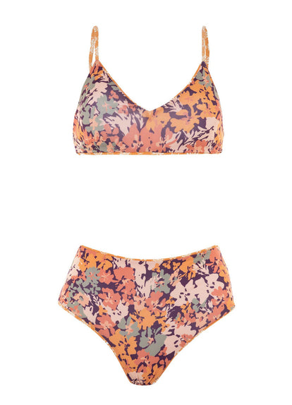 Thumbnail - Maaji Batik Stamp Rocks Sporty Bralette Bikini Top - 11