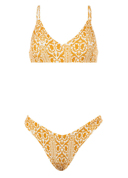 Thumbnail - Maaji Batik Stamp Rocks Sporty Bralette Bikini Top - 24
