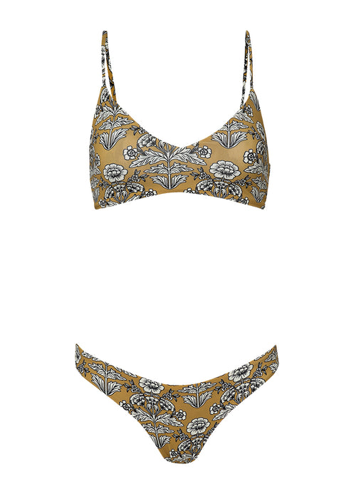 Main image -  Maaji Ornate Flowering Rocks Classic Bralette Bikini Top