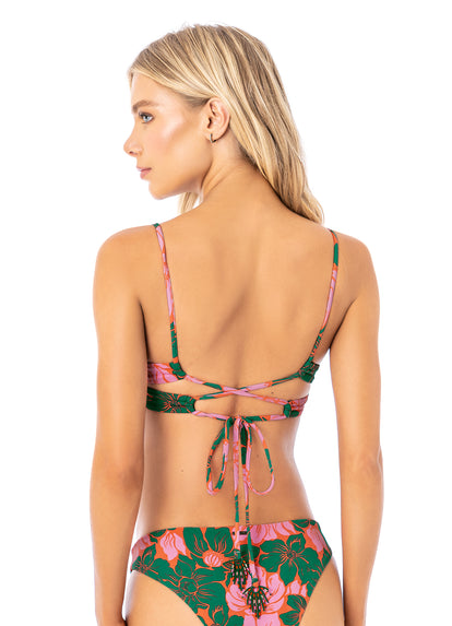 Thumbnail - Maaji Floral Stamp Tribe Unmolded Underwire Bikini Top - 9