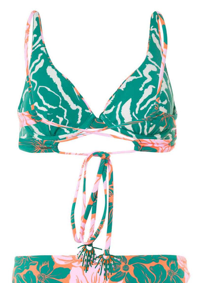  Maaji Floral Stamp Tribe Unmolded Underwire Bikini Top