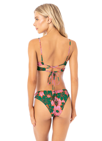 Thumbnail - Maaji Floral Stamp Tribe Unmolded Underwire Bikini Top - 10