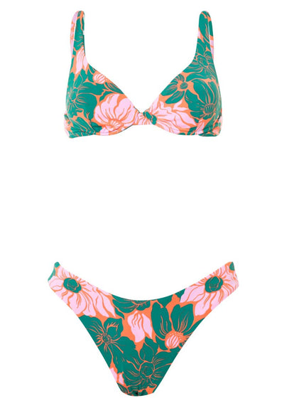 Thumbnail - Maaji Floral Stamp Tribe Unmolded Underwire Bikini Top - 24