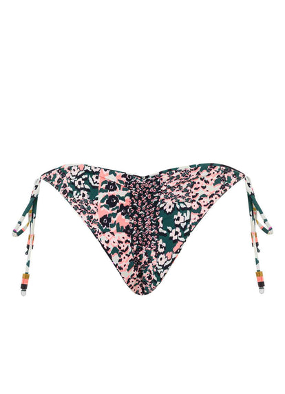  Maaji Tropical Leaves Sunny Tie Side Bikini Bottom