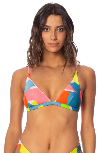  Foto de Jigsaw Ivy Fixed Triangle Bikini Top by Maaji - Tops - Vestidos de Baño