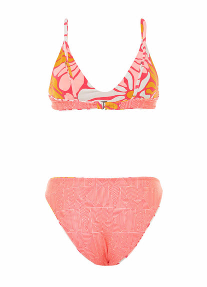  Maaji Dali Flowers Creta Sporty Bralette Bikini Top