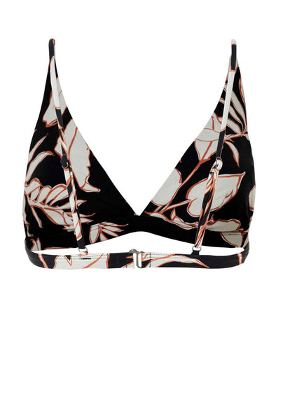 Thumbnail - Maaji Opal Leaves Vitta Fixed Triangle Bikini Top - 19