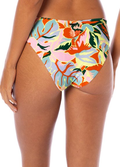 Thumbnail - Maaji Neon Leafy Sublimity Regular Rise Classic Bikini Bottom - 2