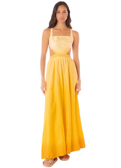  Foto de Boho Sunrise Canary Long Dress by Maaji - Vestidos - Ropa de Playa