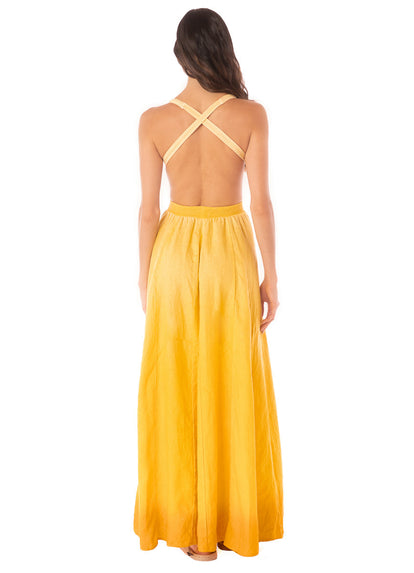 Thumbnail - Foto de Boho Sunrise Canary Long Dress by Maaji - Vestidos - Ropa de Playa - 2