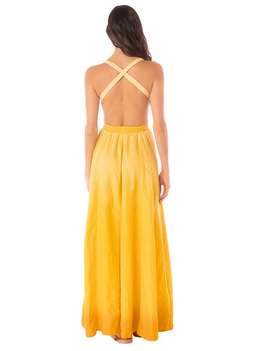 Hover image -  Foto de Boho Sunrise Canary Long Dress by Maaji - Vestidos - Ropa de Playa
