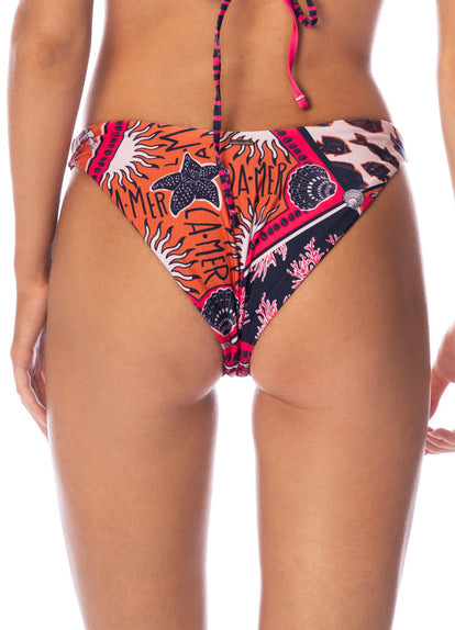 Thumbnail - Foto de Ocean Puzzle Splendour Regular Rise Thin Side Bikini Bottom by Maaji - Panties - Vestidos de Baño - 5