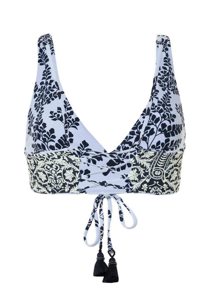 Thumbnail - Maaji Sky Vine Odette Long Line Triangle Bikini Top - 16