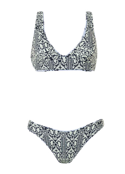 Thumbnail - Maaji Sky Vine Odette Long Line Triangle Bikini Top - 11
