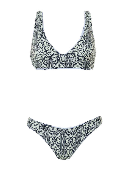 Thumbnail - Maaji Sky Vine Odette Long Line Triangle Bikini Top - 10