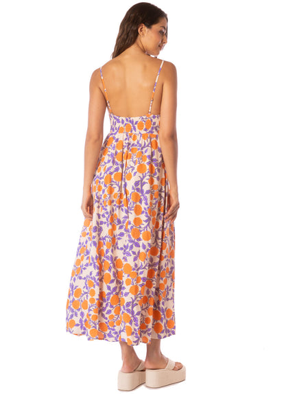Thumbnail - Foto de Western Orange Flower Guilia Short Dress by Maaji - Vestidos - Ropa de Playa - 2