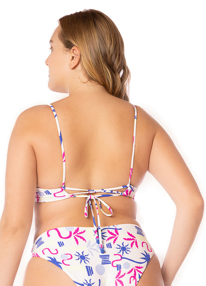 Thumbnail - Maaji Venice Beach Kelly Loop Front Triangle Bikini Top - 12