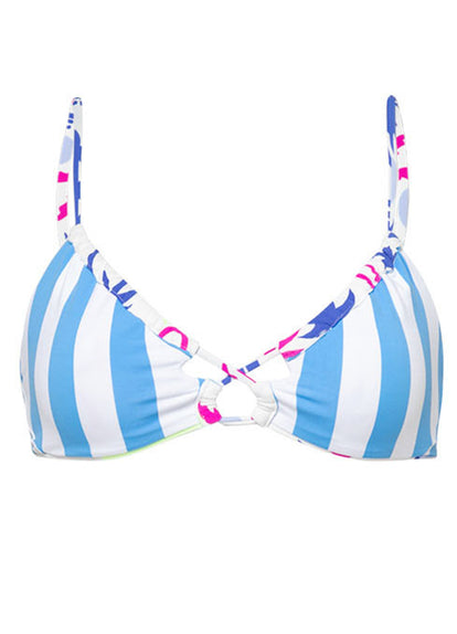 Thumbnail - Maaji Venice Beach Kelly Loop Front Triangle Bikini Top - 21