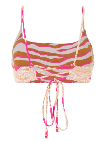 Thumbnail - Maaji Floral Duo Zayla Sporty Bralette Bikini Top - 22