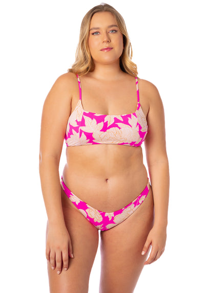 Thumbnail - Maaji Floral Duo Zayla Sporty Bralette Bikini Top - 2