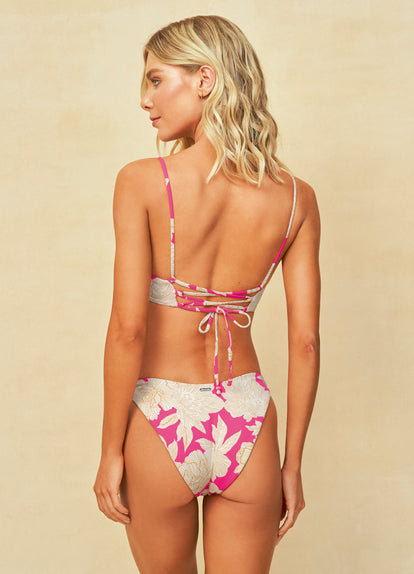Thumbnail - Maaji Floral Duo Zayla Sporty Bralette Bikini Top - 12
