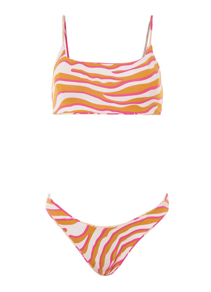 Thumbnail - Maaji Floral Duo Zayla Sporty Bralette Bikini Top - 15