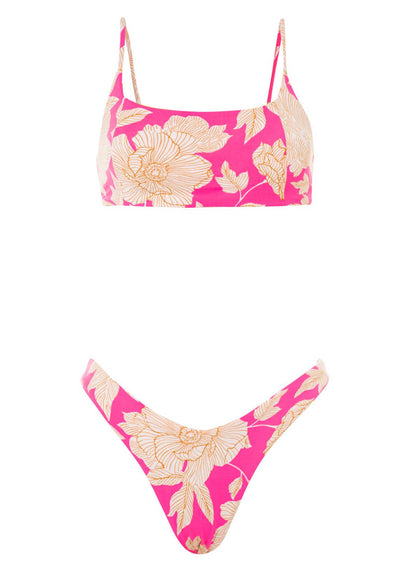 Thumbnail - Maaji Floral Duo Zayla Sporty Bralette Bikini Top - 24