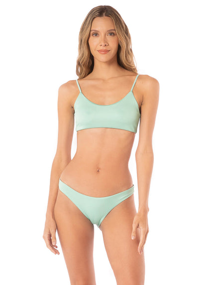 Thumbnail - Foto de Fair Aqua Flirt reversible thin side bikini bottom by Maaji - Panties - Vestidos de Baño - 4