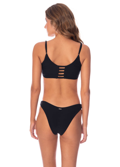  Foto de Jade Black Splendour Regular Rise Thin Side Bikini Bottom by Maaji - Panties - Vestidos de Baño
