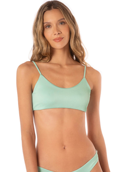 Thumbnail - Foto de Fair Aqua Lanai reversible bralette bikini top by Maaji - Tops - Vestidos de Baño - 3
